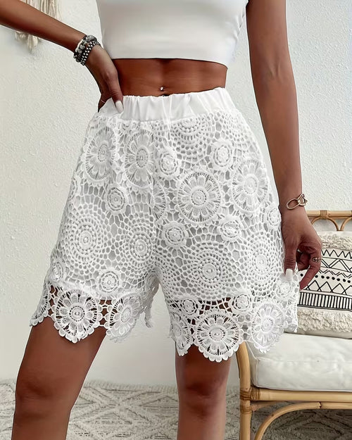 Shorts Mode Crochet Uni