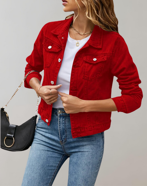 Lucinda | Chemise Décontractée à Manches Longues avec Col Simple pour Femme