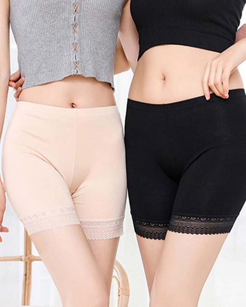 Short Dentelle En Bas