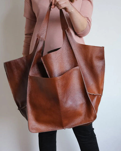 Sacs à main en cuir grande capacité pour femme