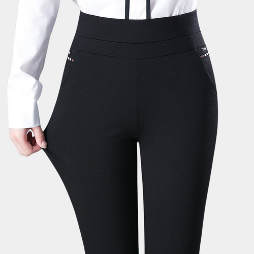 Ivana | Pantalon Extensible Ajusté pour Femmes