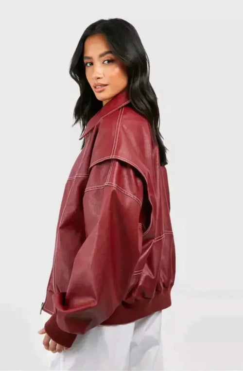 Selene | Veste rouge élégante pour femme