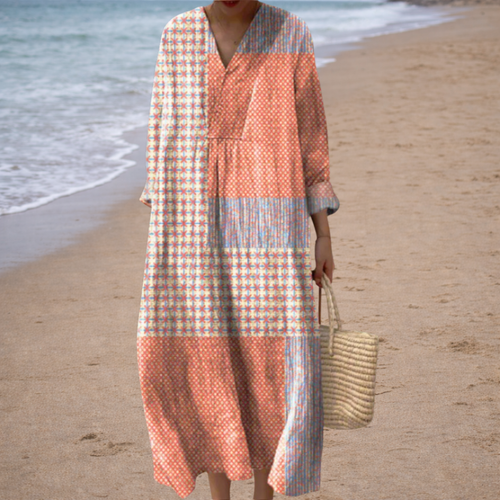 Aurélie | Robe Géométrique Élégante