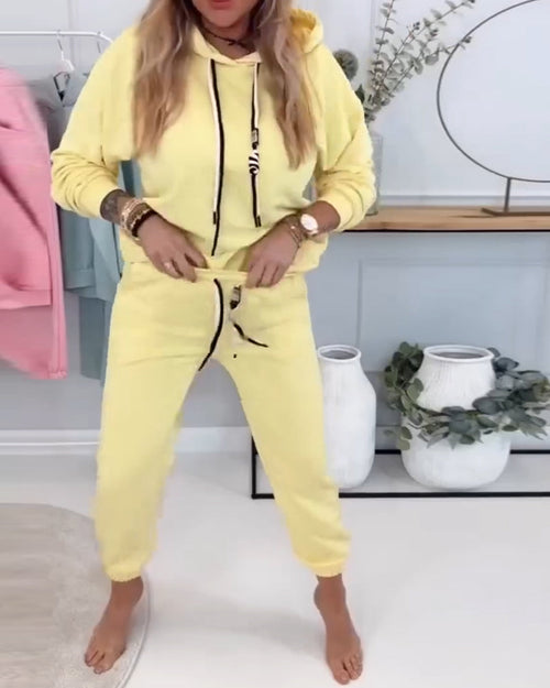 Costume Deux-Pièces Style Street Sweat Sport