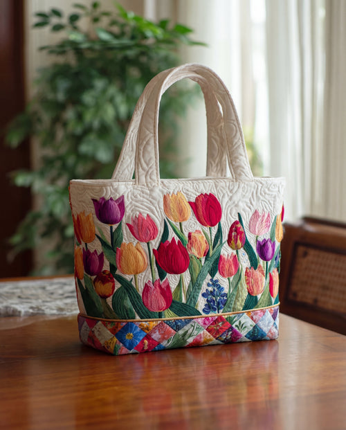 Sac à main artisanal matelassé 